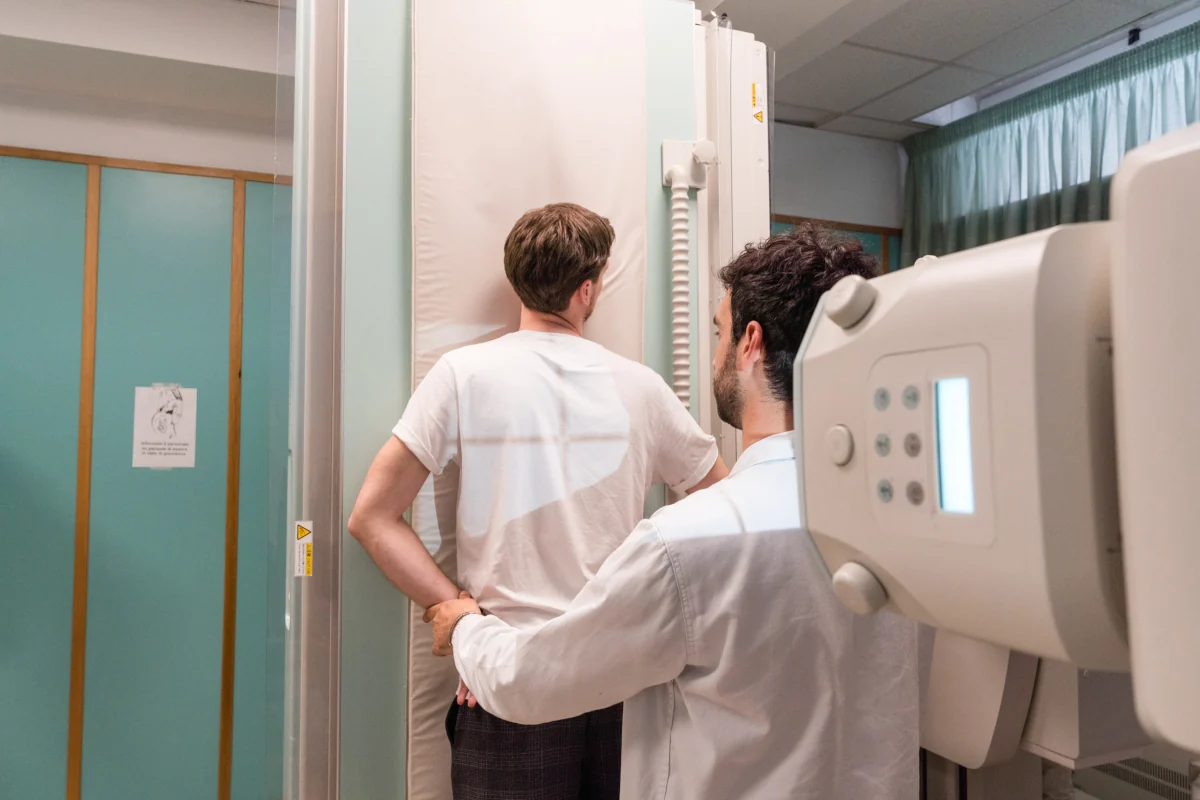 Preparazione a un esame di radiologia digitale